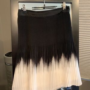Ombré pleated skirt.